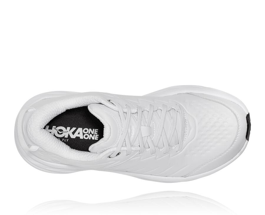 Zapatillas Running Hoka One One Hombre - Bondi Sr - Blancas - XOR346985